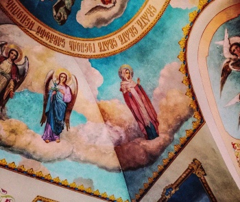 Роспись свода Храма Михаила Архангела в Торжке