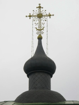 Купол и крест Церкви Покрова Пресвятой Богородицы в Балахне