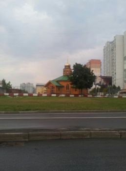 Деревянный храм Алексия Человека Божия в Крылатском