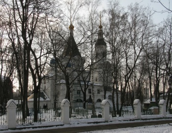 Церковь Успения Пресвятой Богородицы в Вешняках зимой