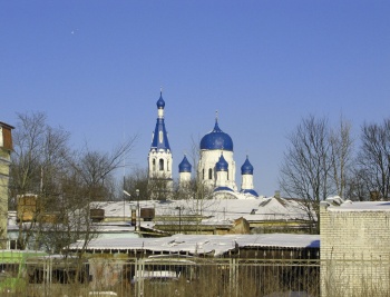 Покровский собор в Гатчине - зимняя фотография