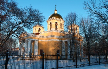 Собор Александра Невского в Петрозаводске — зимняя фотография