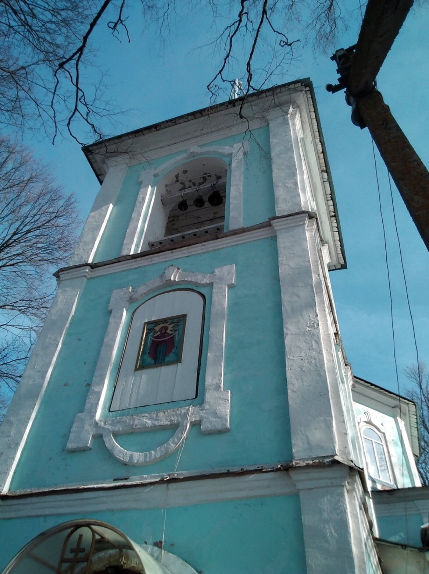 Колокольня Церкви Покрова Пресвятой Богородицы в деревне Павы