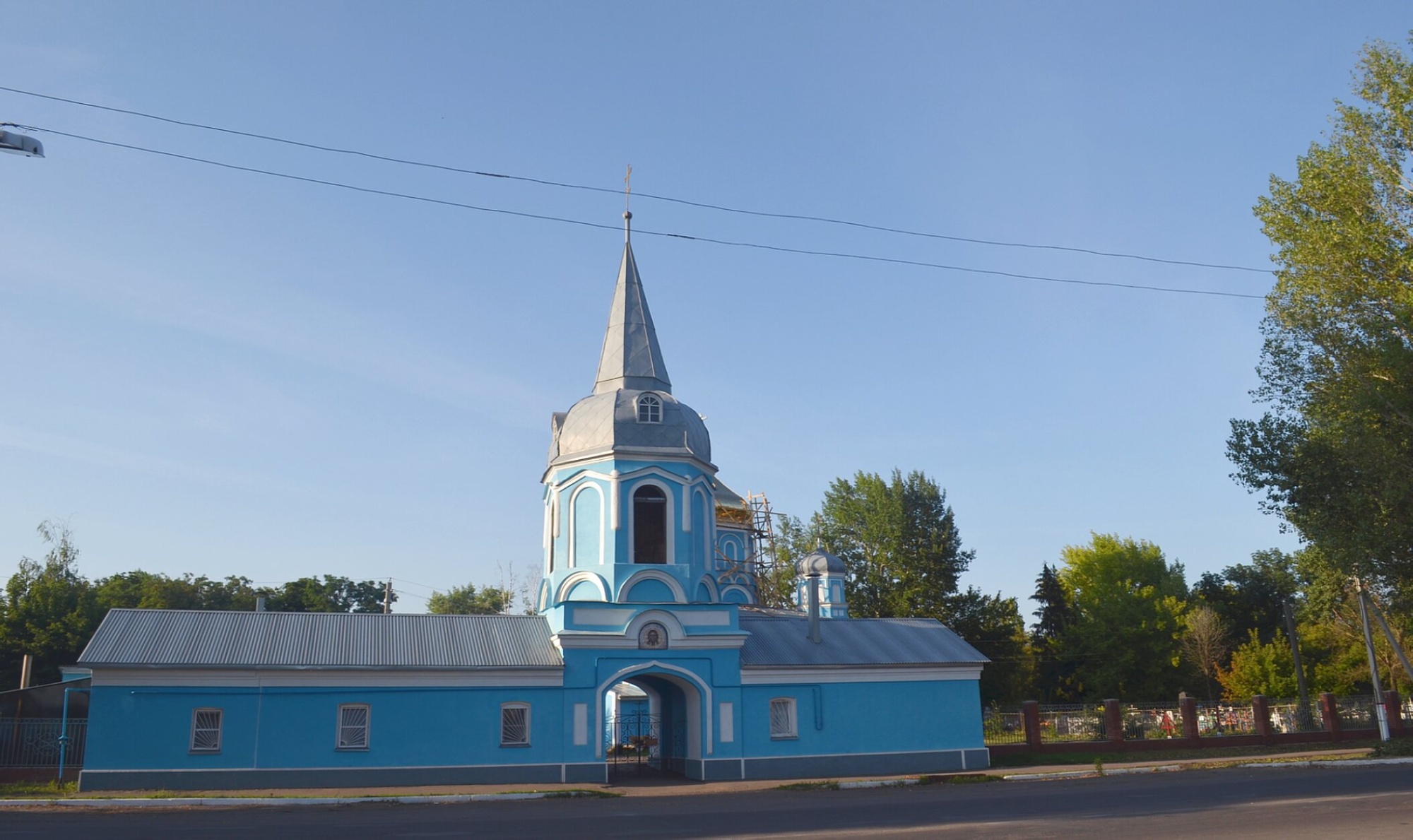 Успенская церковь в городе Бобров