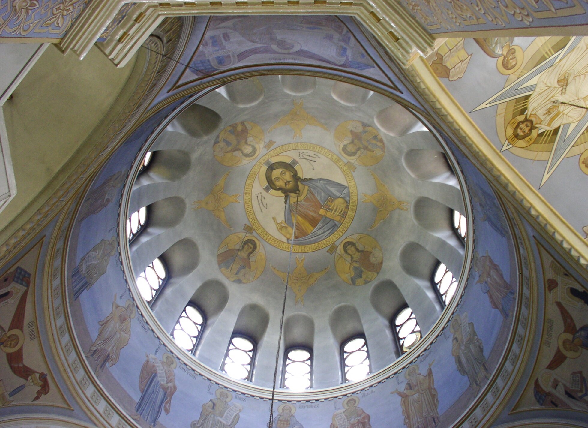 Росписи купола Александро-Невского собора в Новосибирске