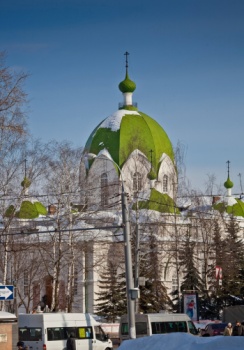 Церковь Сретения Господня в Рыбинске - зимняя фотография