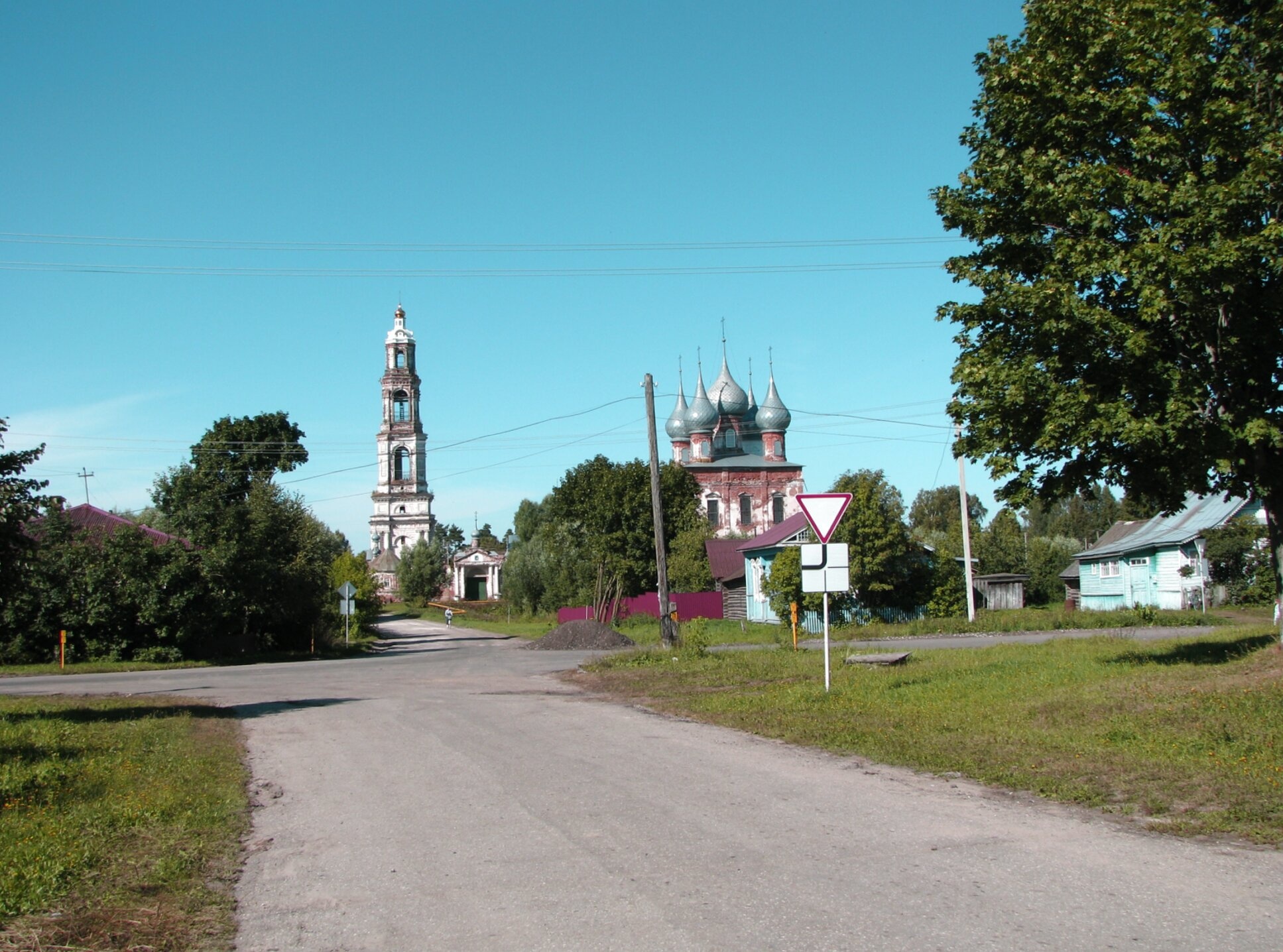Церковный ансамбль в селе Горицы Ивановской области