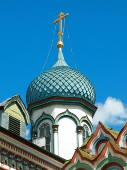 Купол Храма святителя Николая Чудотворца на Рогожском кладбище