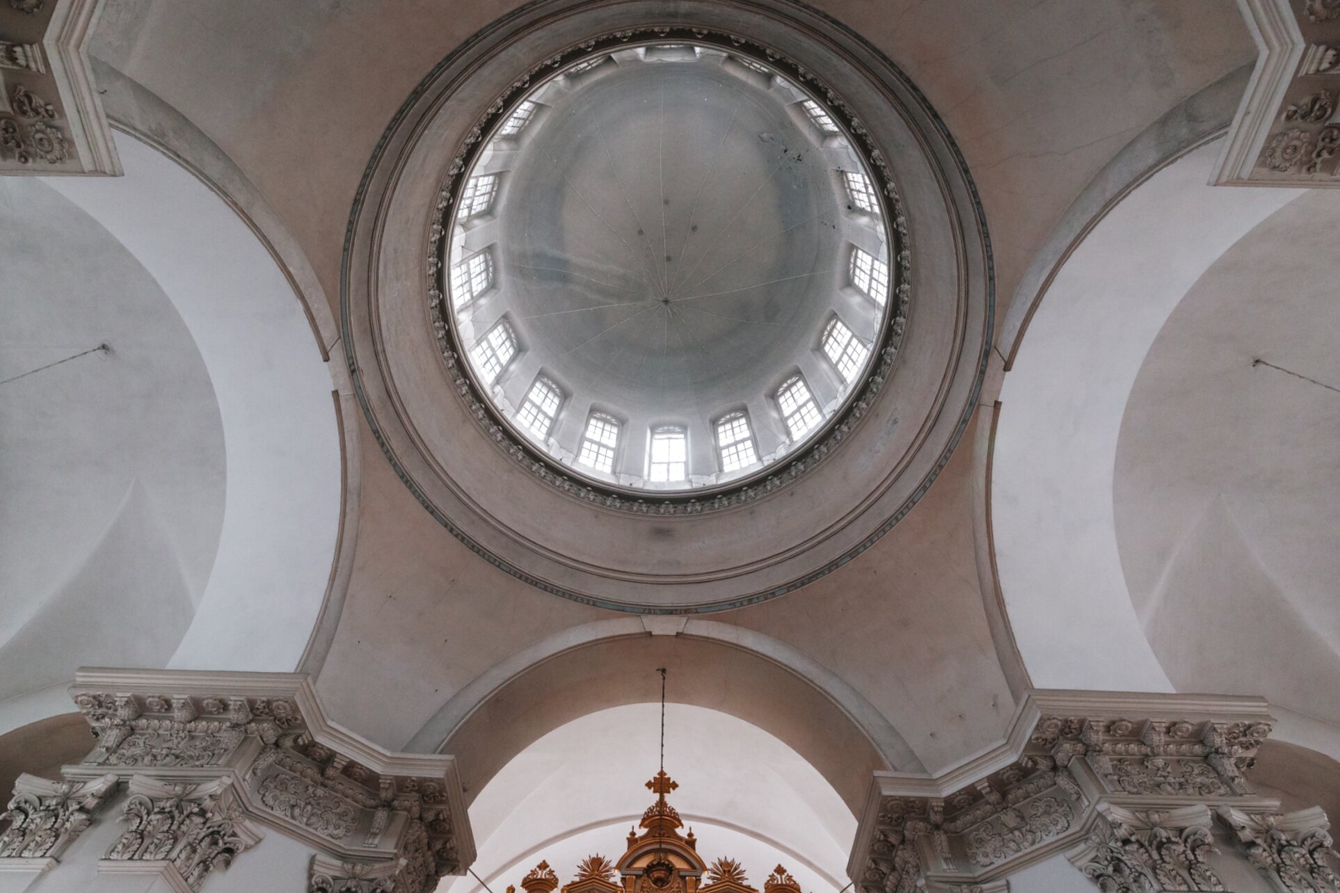 Купол Спасо-Преображенского собора в Рыбинске