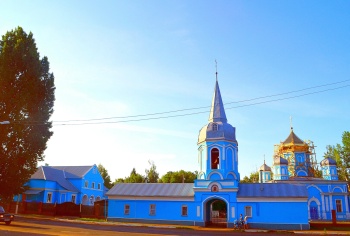 Успенский храм в городе Бобров