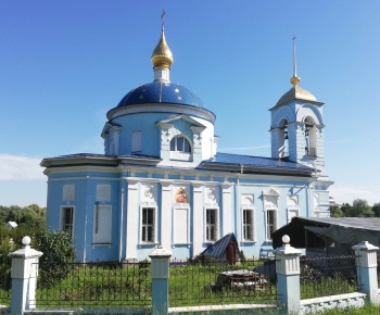 Храм Владимирской иконы Божией Матери в селе Дубна