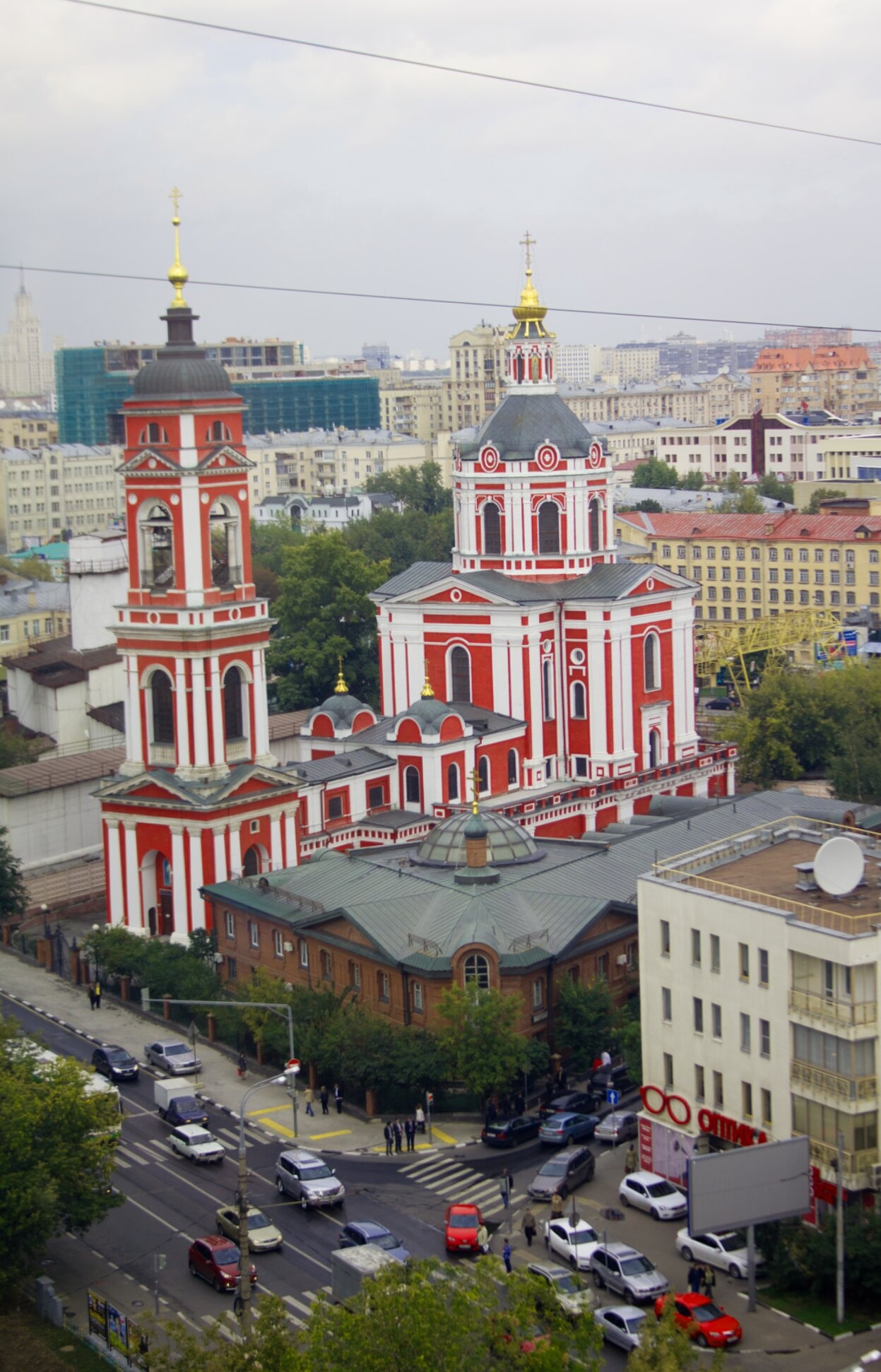 Храм Вознесения Господня за Серпуховскими воротами – панорама храмового комплекса