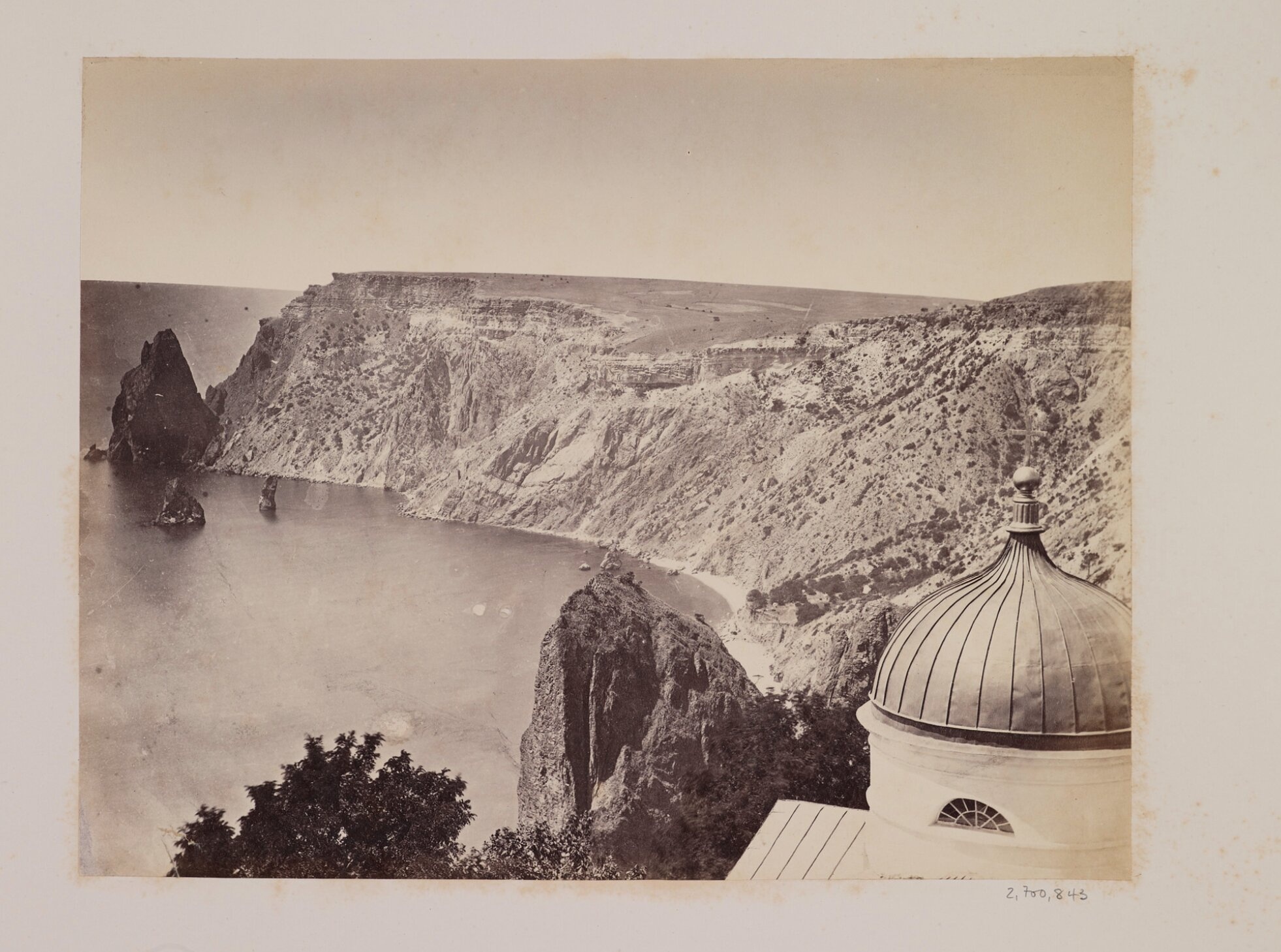 Свято-Георгиевский монастырь на мысе Фиолент в 1869 году