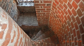 Винтовая лестница в Свято-Троицком соборе Ядрина