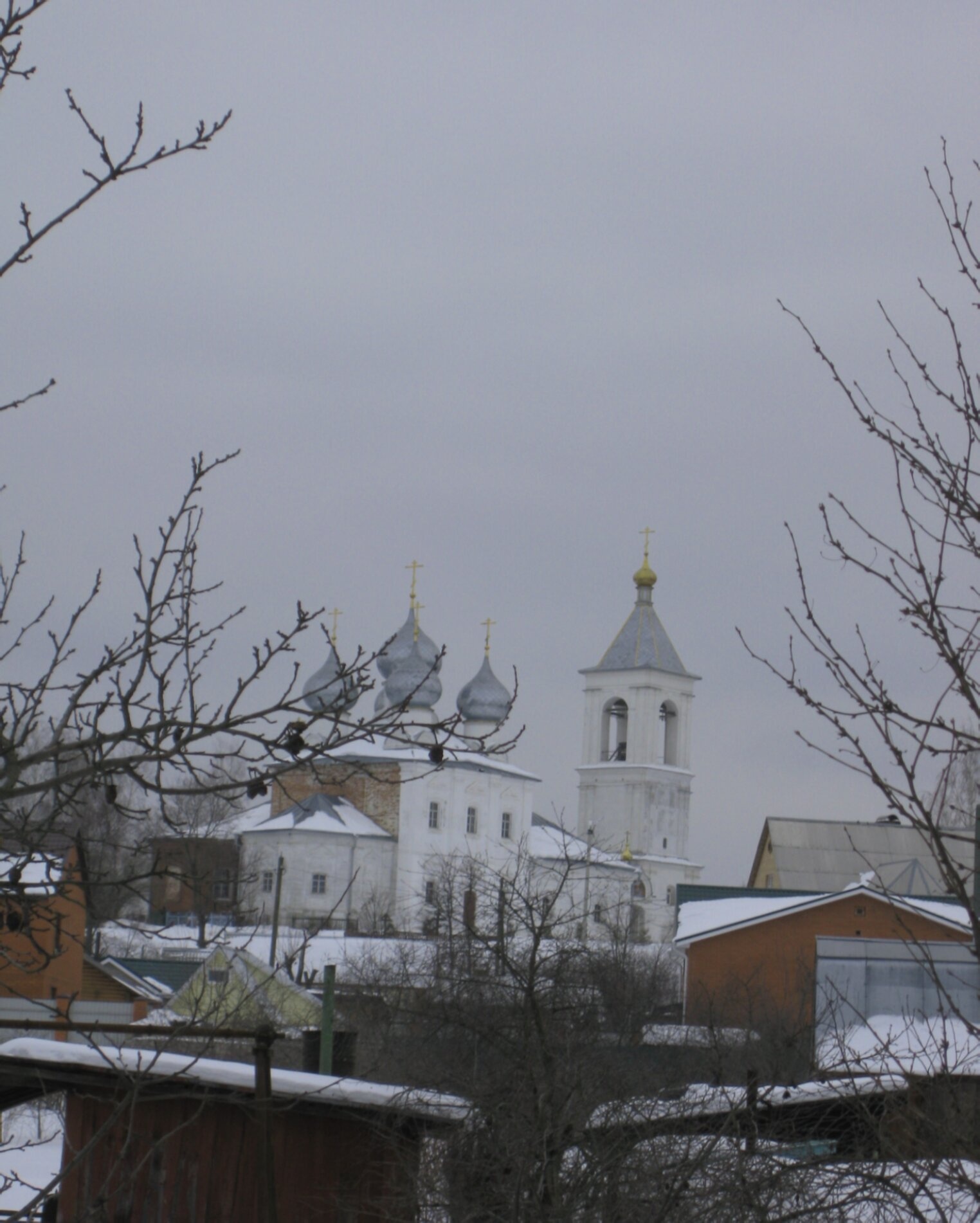 Храм Великомученика Никиты в Софьино зимой