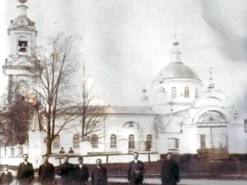 Церковь Преображения Господня в Квашёнках - историческое фото