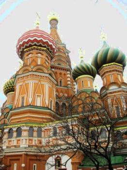 Храм Василия Блаженного на Красной площади в Москве