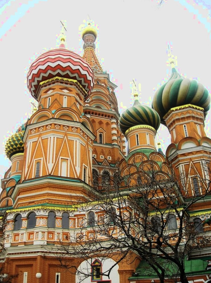 Храм Василия Блаженного на Красной площади в Москве