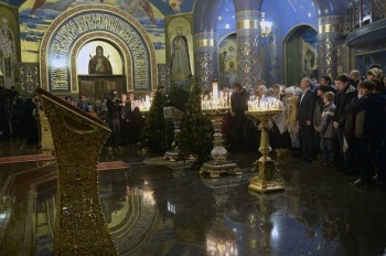 Храм Нерукотворного Образа Христа Спасителя в Олимпийском парке Сочи