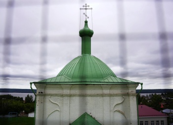 Купол Церкви Рождества Христова в поселке Шеланга