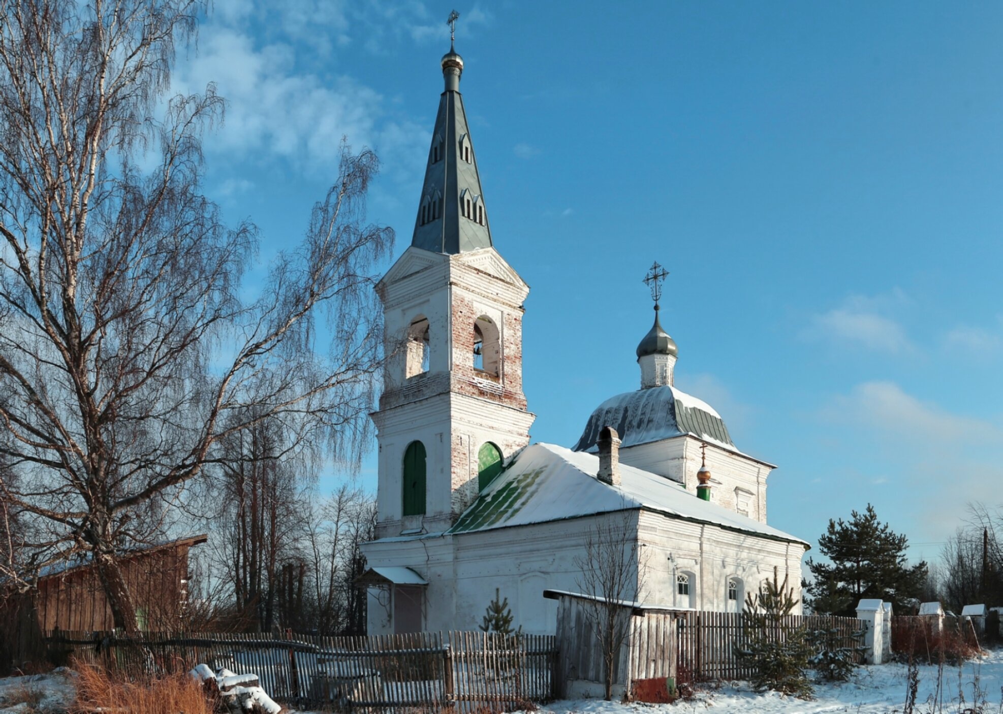 Церковь Спаса Нерукотворного Образа в селе Маршово