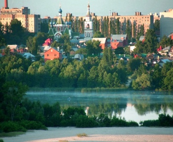 Храм Казанской иконы Божией Матери на берегу реки Воронеж