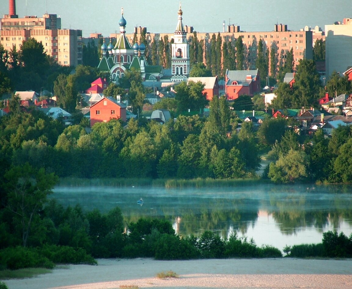 Храм Казанской иконы Божией Матери на берегу реки Воронеж