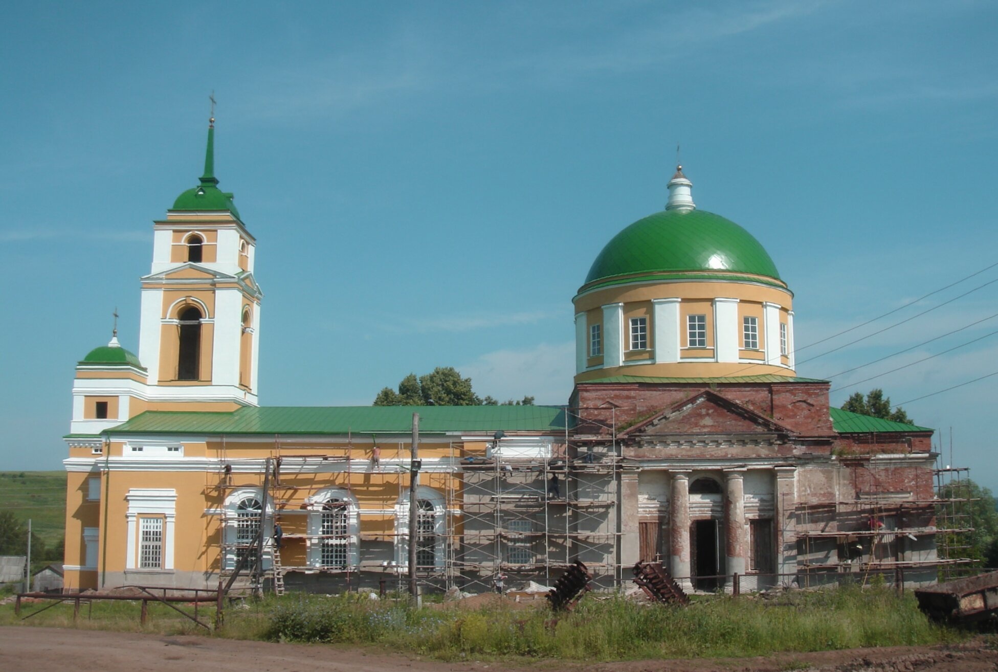 Преображенская церковь в селе Мазунино