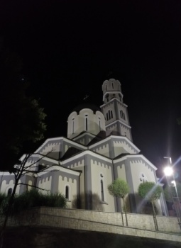 Саборный храм Успения Пресвятой Богородицы в Дервенте: ночной образ