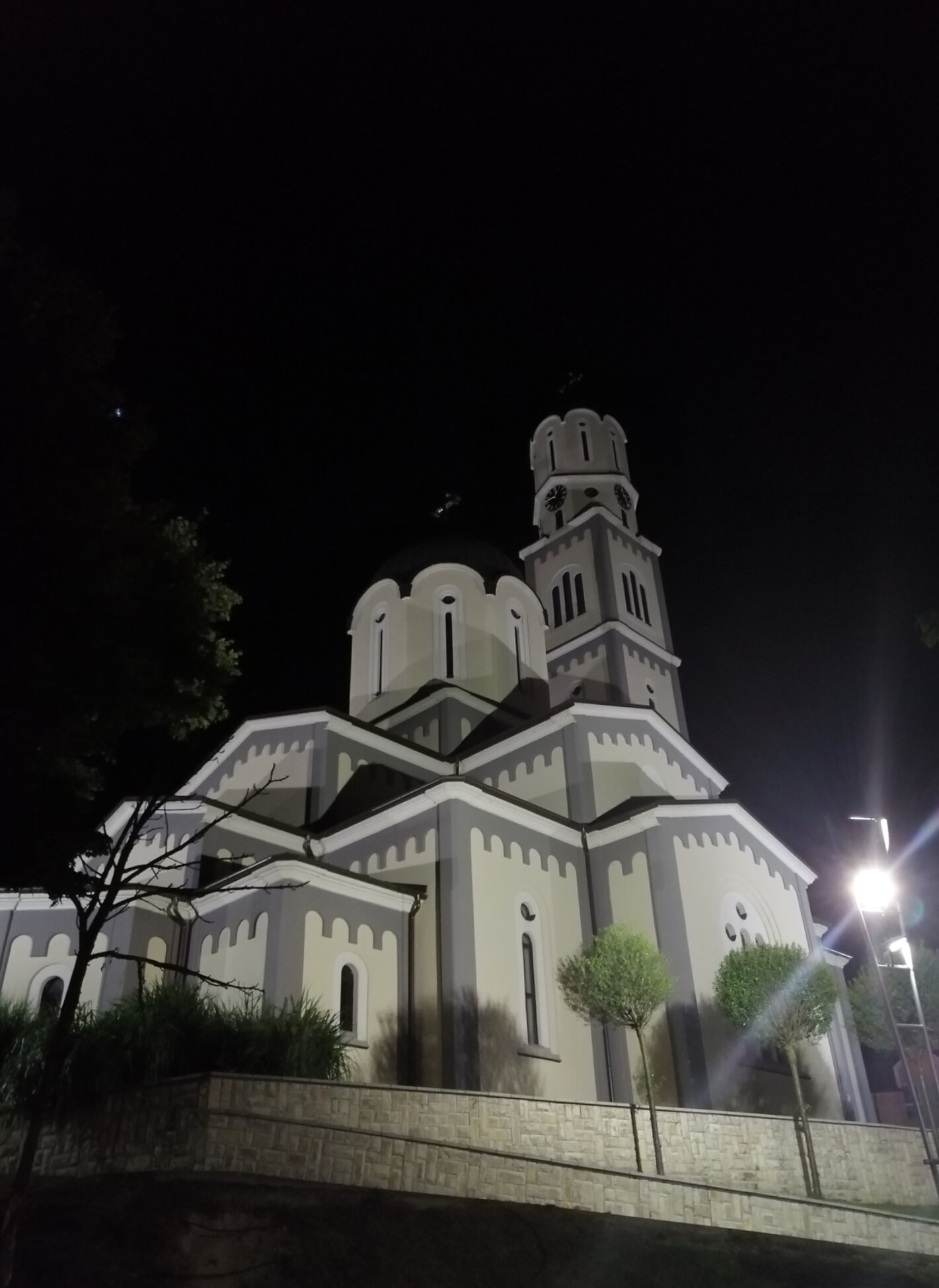 Саборный храм Успения Пресвятой Богородицы в Дервенте: ночной образ