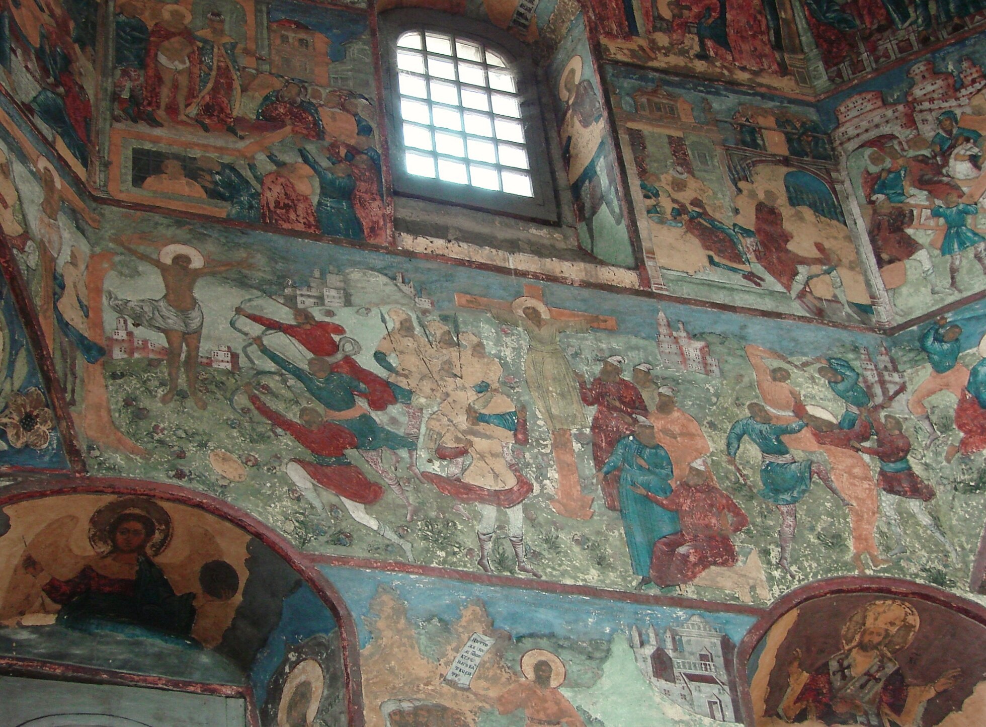Фресковые росписи Церкви Иоанна Предтечи в Рощенье (Вологда)
