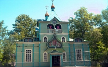 Церковь преподобного Серафима Саровского на Серафимовском кладбище