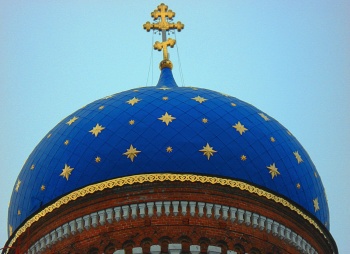 Купол Сретенского храма в Ростове-на-Дону