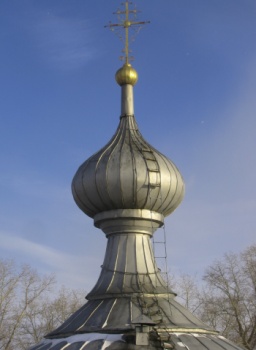 Купол Спасо-Преображенской церкви в Воткинске