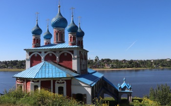 Казанская Преображенская церковь в городе Тутаеве