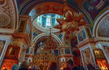 Интерьер Собора Рождества Богородицы в Уфе