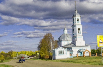 Церковь Вознесения Господня в поселке Новый Торъял