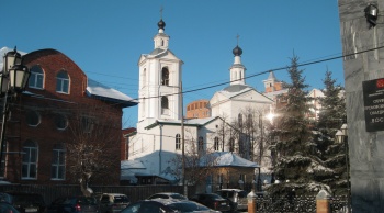Храм Михаила Архангела в Тюмени — зимняя фотография