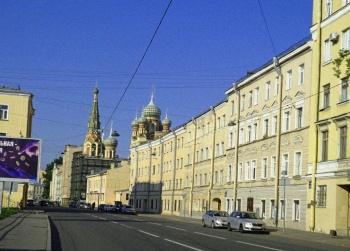 Покровская церковь на Боровой улице: вид во время восстановления