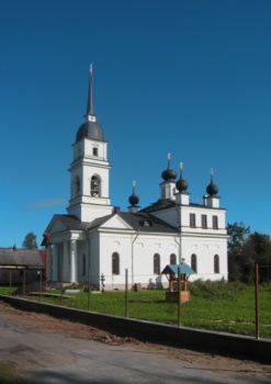 Храм Святителя Николая Чудотворца в селе Кобона