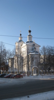 Храм Архангела Михаила в Тюмени - зимняя фотография