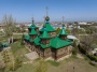 Свято-Троицкая церковь в Караколе: вид с высоты птичьего полёта