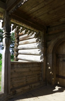 Фотография и описание Преображенской церкви на острове Кижи