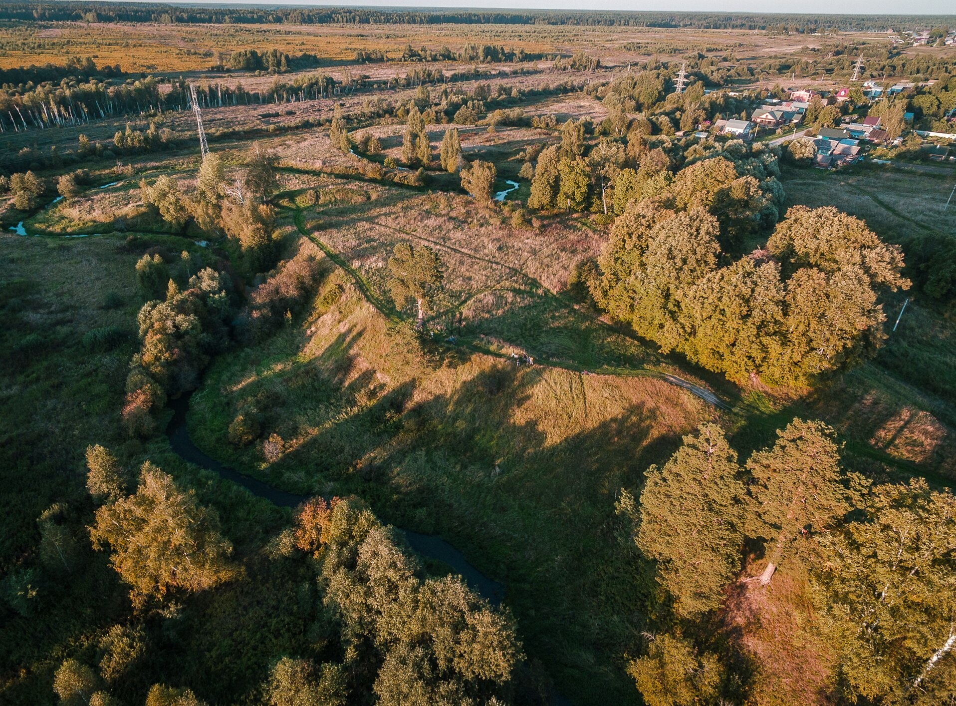 Церковь Преподобного Сергия Радонежского в селе Трубино и древнее городище Шерна-городок