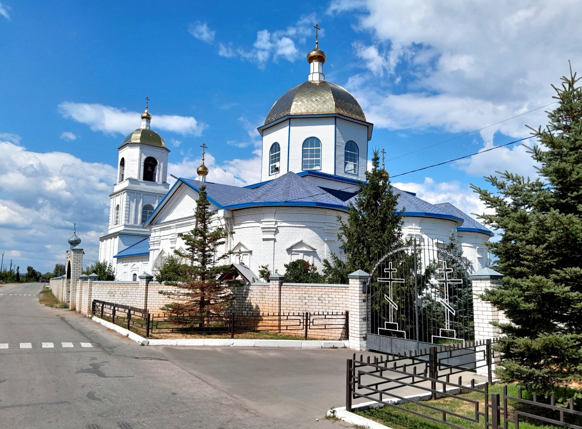 Богоявленский храм в селе Старая Майна