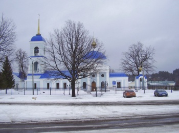 Церковь Успения Пресвятой Богородицы в Тулиновке - зимняя фотография