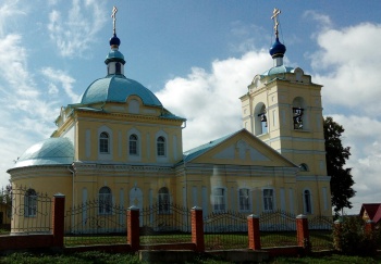 Храм Казанской иконы Божией Матери в селе Кишкино