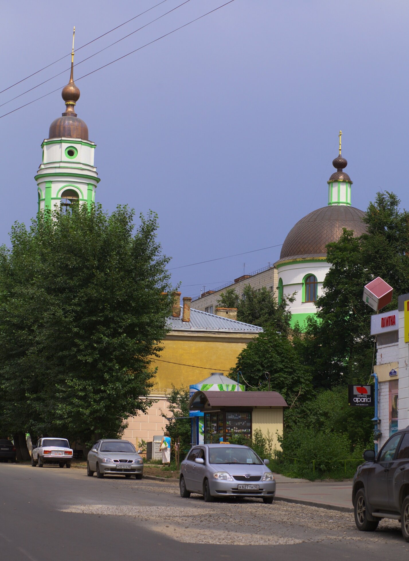 Храм Василия Блаженного в Калуге на улице Герцена
