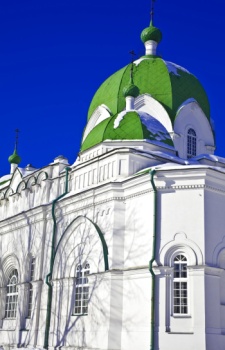 Церковь Сретения Господня в Рыбинске - зимняя фотография