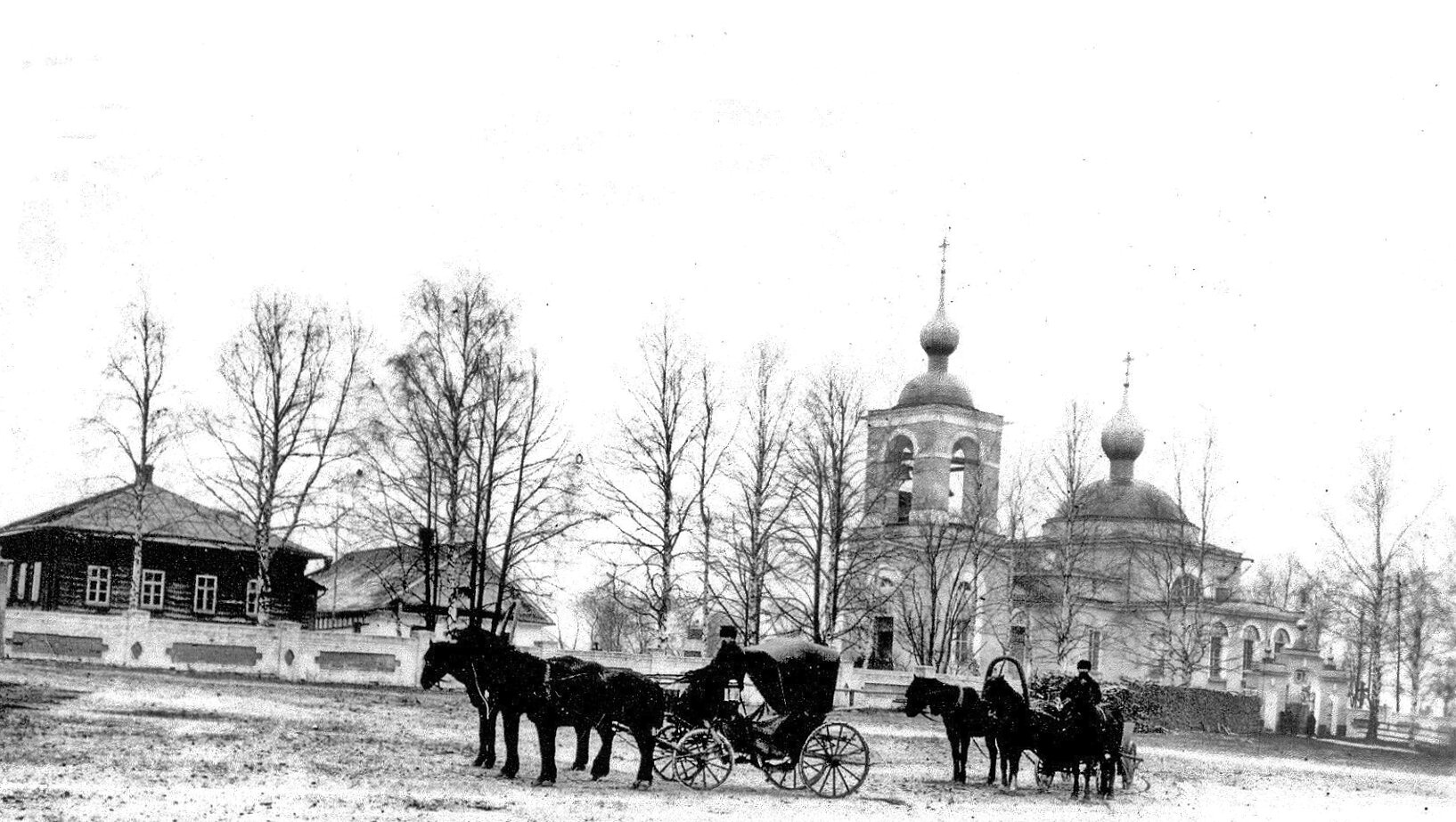 Церковь Похвалы Пресвятой Богородицы в Ратмино - историческое фото